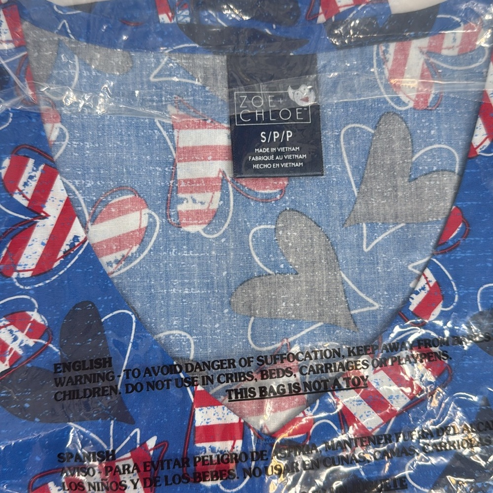 Zoe Chloe Heartland scrub top NWT multiple sizes - Picture 5 of 8